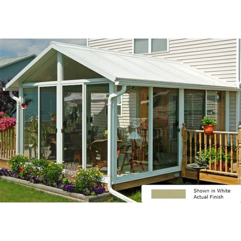 From custom shaped windows to amenities like fans and lighting, we can help you create the perfect sunroom for you and your family. . Lowes sunroom kits